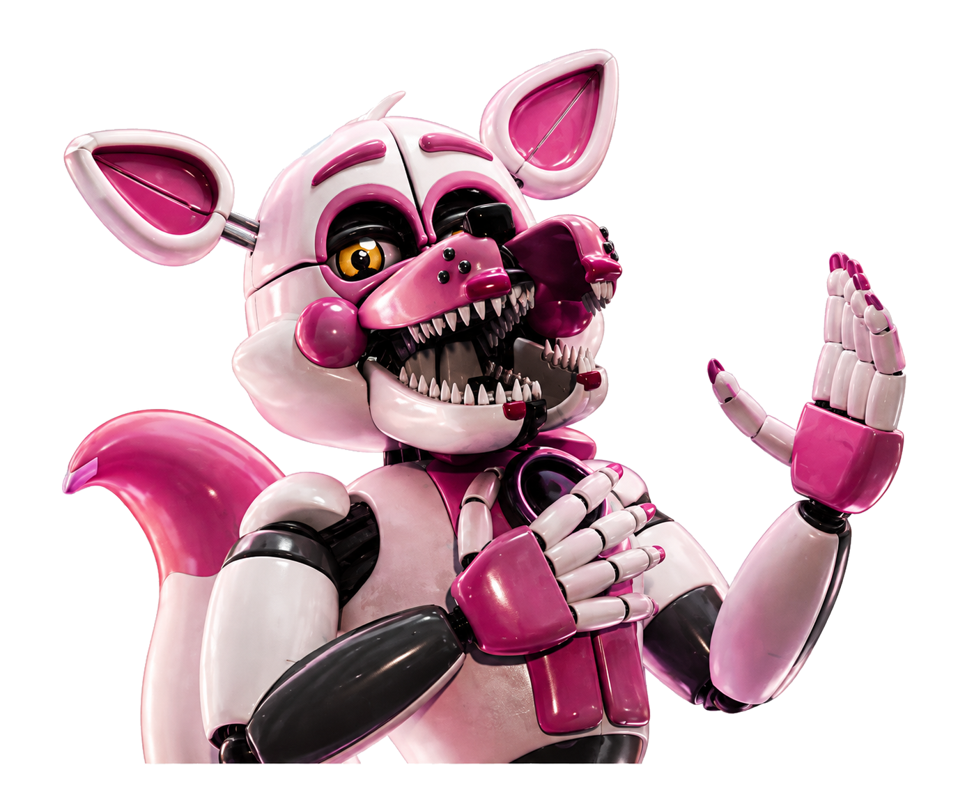 Mangle, the Toy Fox animatronic from the Five Nights at Freddy's universe